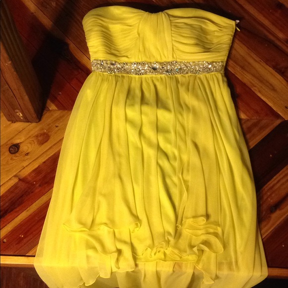 jcpenney yellow dress